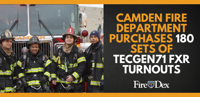 Camden Fire Department Purchases Sets Of Tecgen Fxr Turnouts